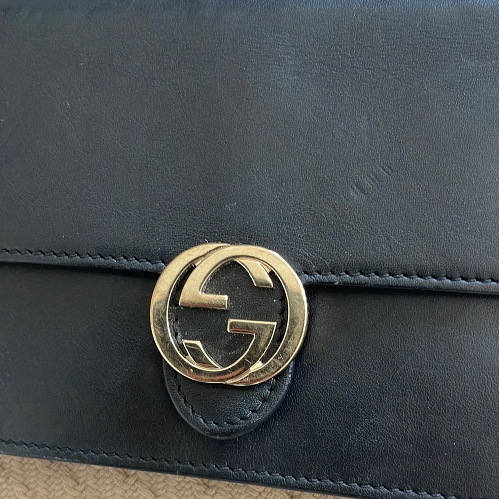 Gucci Black Leather Crossbody Bag - Picture 6 of 8